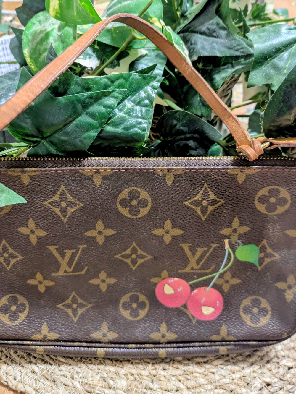 Louis Vuitton Limited Edition x Takashi Murakami Monogram Cherry Pochette